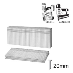 INGCO Καρφιά 20mm Αεροκαρφωτικού ACN50401, CBNLI2002, CBNLI2028, CBNLI3505, CBNLI3508 5000τεμ. INGCO Καρφιά 20mm Αεροκαρφωτικού ACN50401, CBNLI2002, CBNLI2028, CBNLI3505, CBNLI3508 5000τεμ.