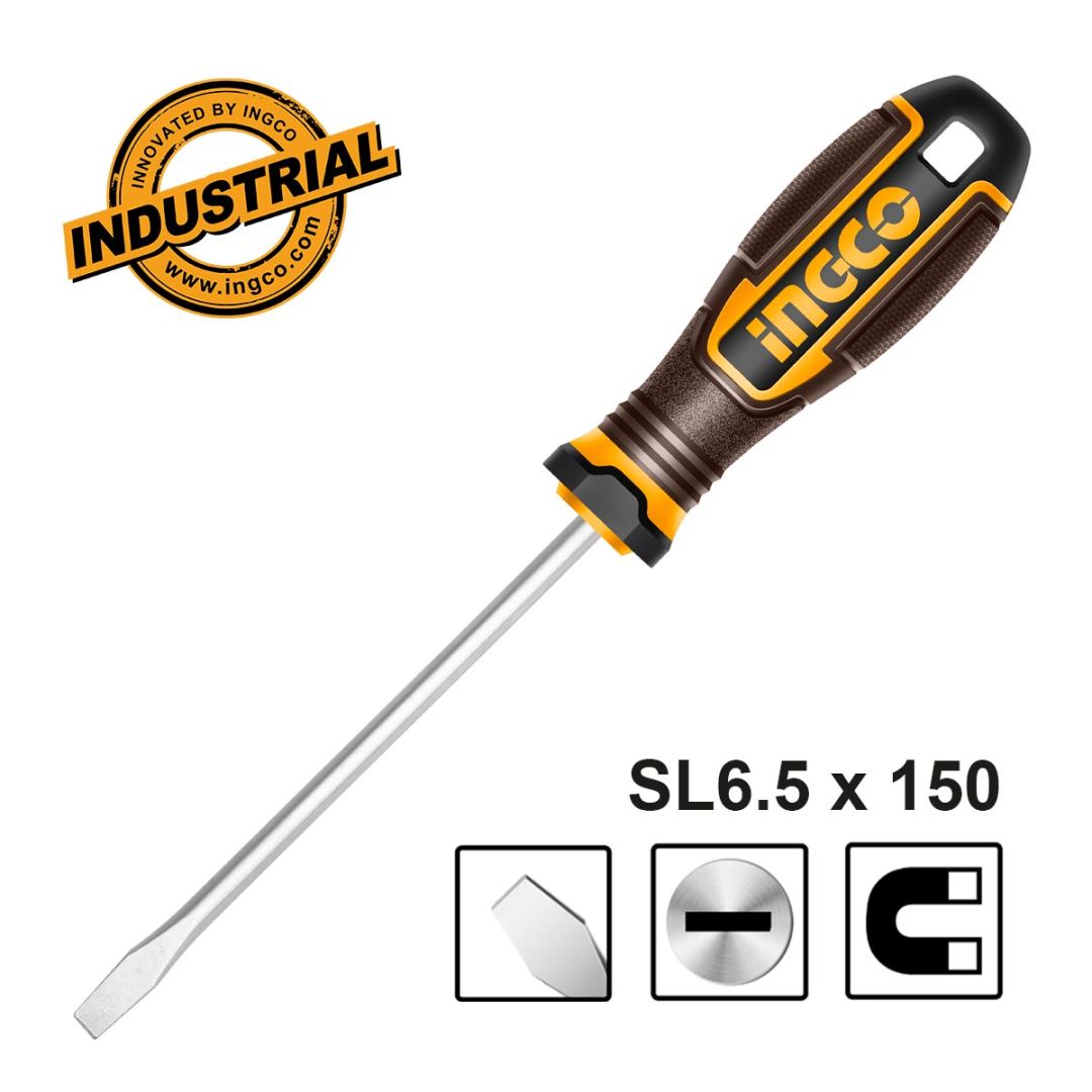 INGCO Κατσαβίδι Ίσιο SL6.5x150mm INGCO Κατσαβίδι Ίσιο SL6.5x150mm