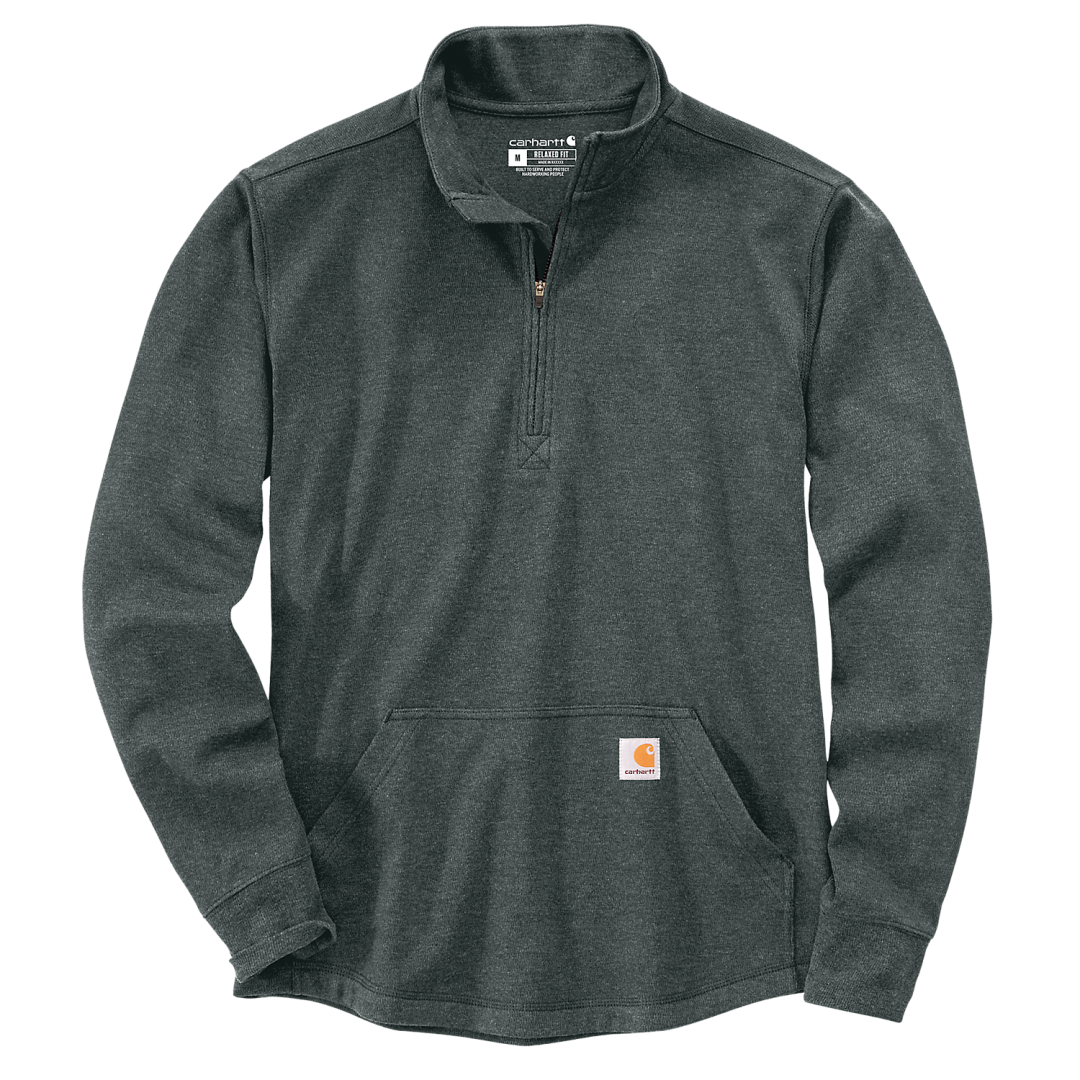 CARHARTT 104428 Relaxed Fit Zip Μπλούζα Elm Heather