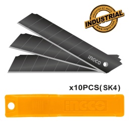 INGCO Λάμες Φαλτσέτας Μαύρες 18mmx100mm INGCO Λάμες Φαλτσέτας Μαύρες 18mmx100mm