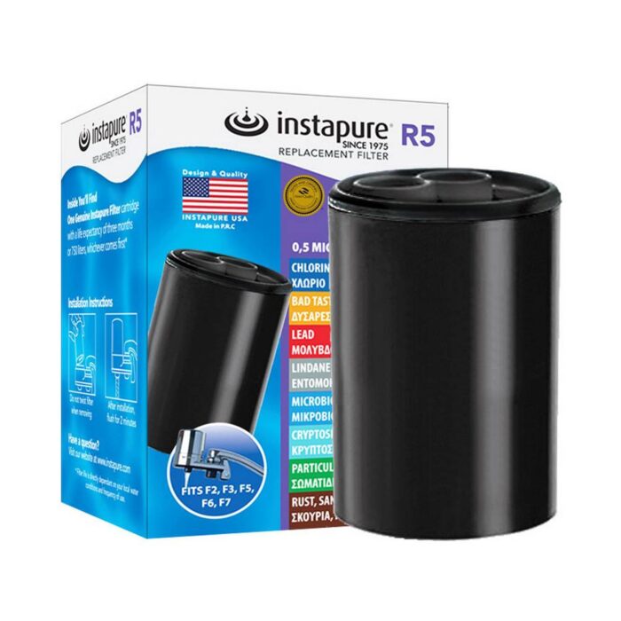50550 instapure water filter replacement cartridge r5 mkm domisi INSTAPURE Ανταλλακτικό Φίλτρο Βρύσης R5