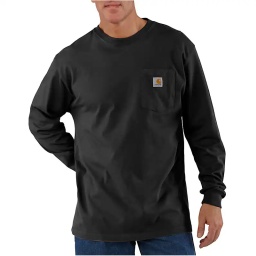 CARHARTT K126 Workwear Pocket Μπλούζα Μαύρη CARHARTT K126 Workwear Pocket Μπλούζα Μαύρη