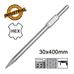 INGCO HEX Βελόνι με Κυλινδρικό Στέλεχος INGCO HEX Βελόνι με Κυλινδρικό Στέλεχος