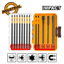 INGCO Μύτες Impact Μακρυές 1/4" Hex Σετ 13 τεμ. INGCO Μύτες Impact Μακρυές 1/4" Hex Σετ 13 τεμ.