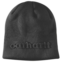 CARHARTT Knit Beanie Embossed 107002 Σκουφάκι Μαύρο CARHARTT Knit Beanie Embossed 107002 Σκουφάκι Μαύρο