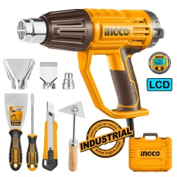 INGCO Πιστόλι Θερμού Αέρα 2000W +Εργαλεία Χειρός +Βαλίτσα INGCO Πιστόλι Θερμού Αέρα 2000W +Εργαλεία Χειρός +Βαλίτσα