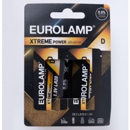 EUROLAMP Μπαταρία EXTREME D (LR20) 2τμχ 1,5V 147-24123 EUROLAMP Μπαταρία EXTREME D (LR20) 2τμχ 1,5V 147-24123