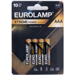 EUROLAMP Μπαταρία EXTREME ΑΑΑ (LR03) 4τμχ 1,5V 147-24120 EUROLAMP Μπαταρία EXTREME ΑΑΑ (LR03) 4τμχ 1,5V 147-24120