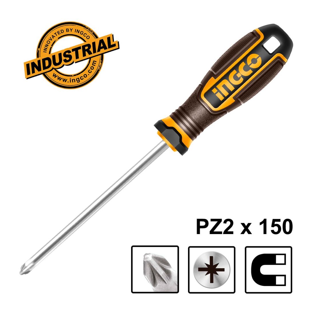 INGCO Κατσαβίδι Σταυρού PZ2x150mm INGCO Κατσαβίδι Σταυρού PZ2x150mm