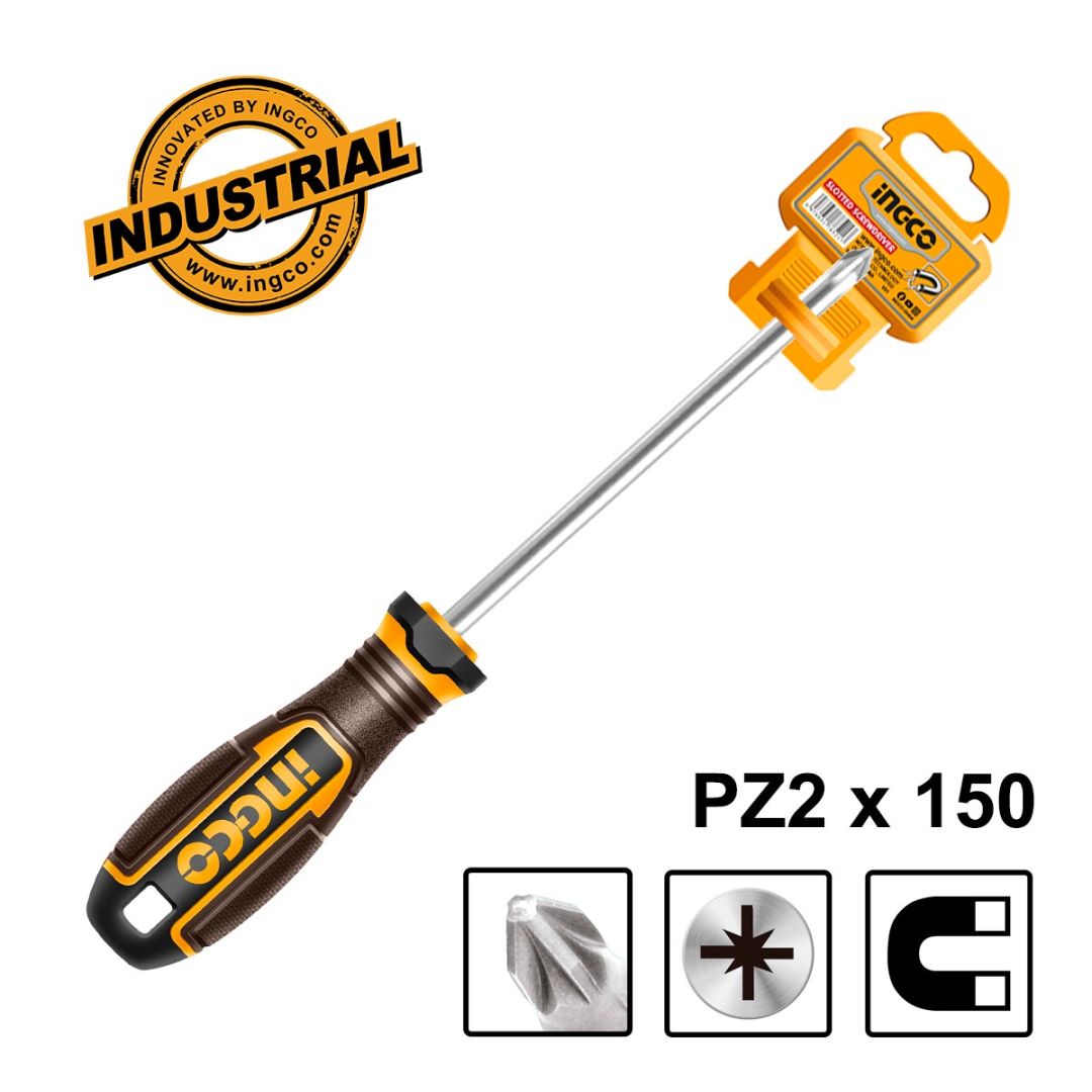 INGCO Κατσαβίδι Σταυρού PZ2x150mm INGCO Κατσαβίδι Σταυρού PZ2x150mm