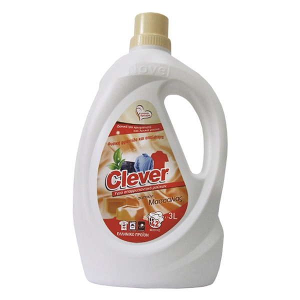 CLEVER Υγρό Απορρυπαντικό Ρούχων Μασσαλίας 3L mkm domisi CLEVER Υγρό Απορρυπαντικό Ρούχων Μασσαλίας 3L
