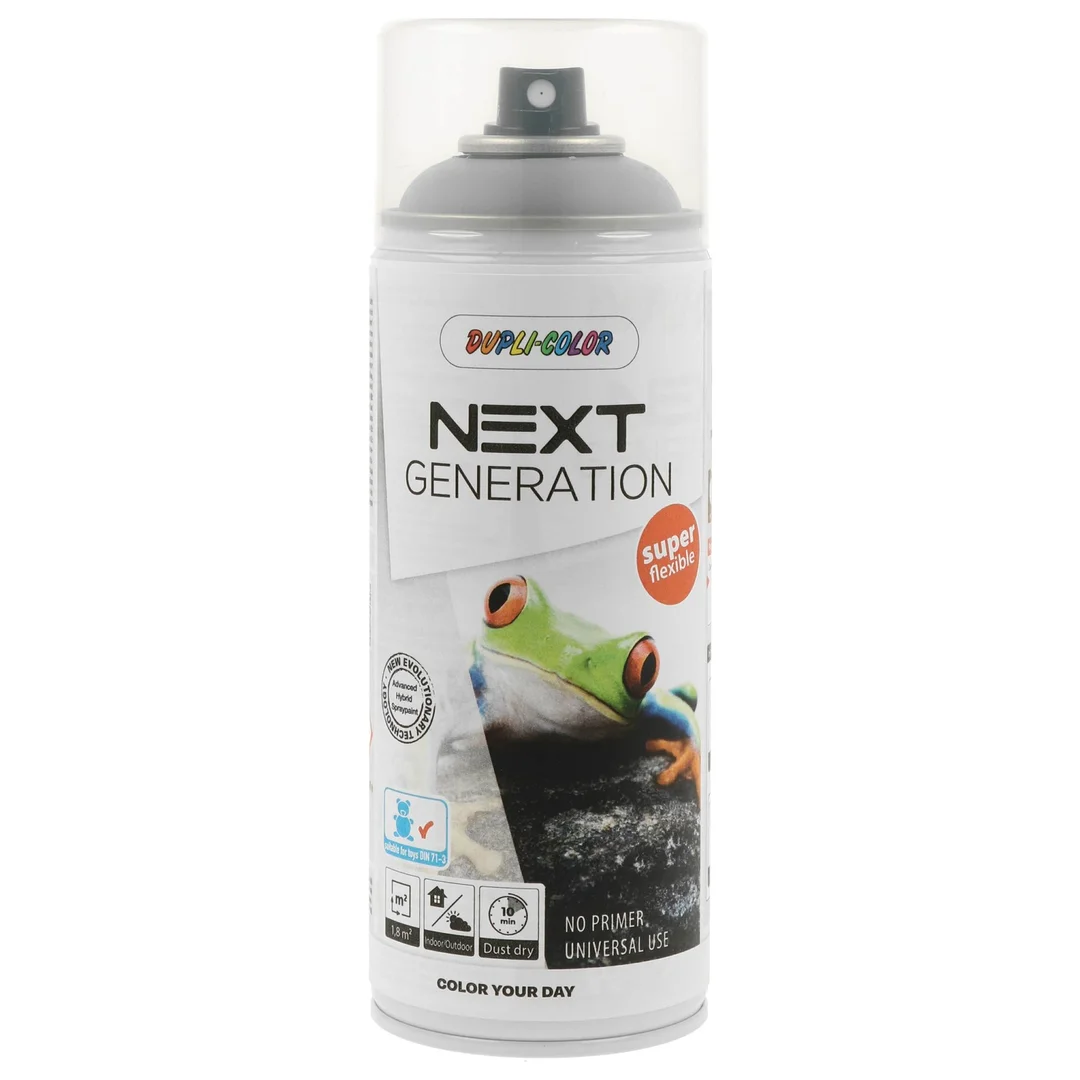 DUPLI-COLOR Next Generation Σπρέι Χρώματος Καπνιστό Γκρι Σατινέ 400ml