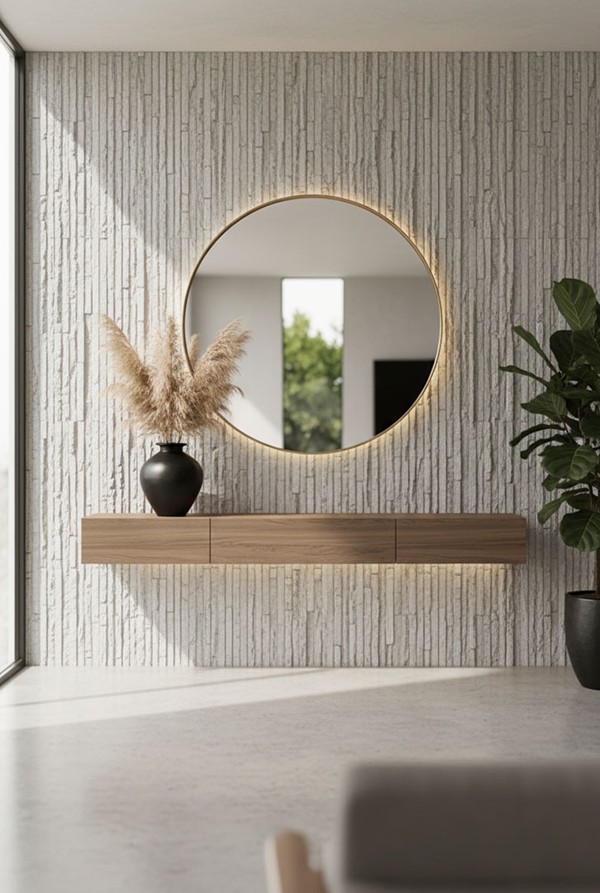 Πάνελ Εύκαμπτης Πέτρας 111020 Muretto Stone 600×1200mm Beige White
