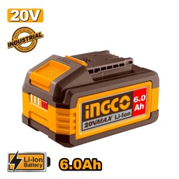 INGCO Μπαταρία 20V 6.0Ah Li-Ion INGCO Μπαταρία 20V 6.0Ah Li-Ion