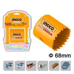 INGCO Ποτηροτρύπανο Bi-Metal 68mm INGCO Ποτηροτρύπανο Bi-Metal 68mm