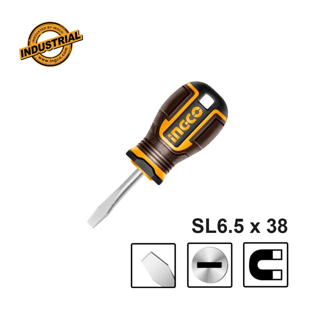 INGCO Κατσαβίδι Νάνος Ίσιο SL6.5 x 38mm INGCO Κατσαβίδι Νάνος Ίσιο SL6.5 x 38mm