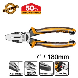 INGCO Πένσα Επαγγελματική 50% Λιγότερη Δύναμη 7"/180mm INGCO Πένσα Επαγγελματική 50% Λιγότερη Δύναμη 7"/180mm